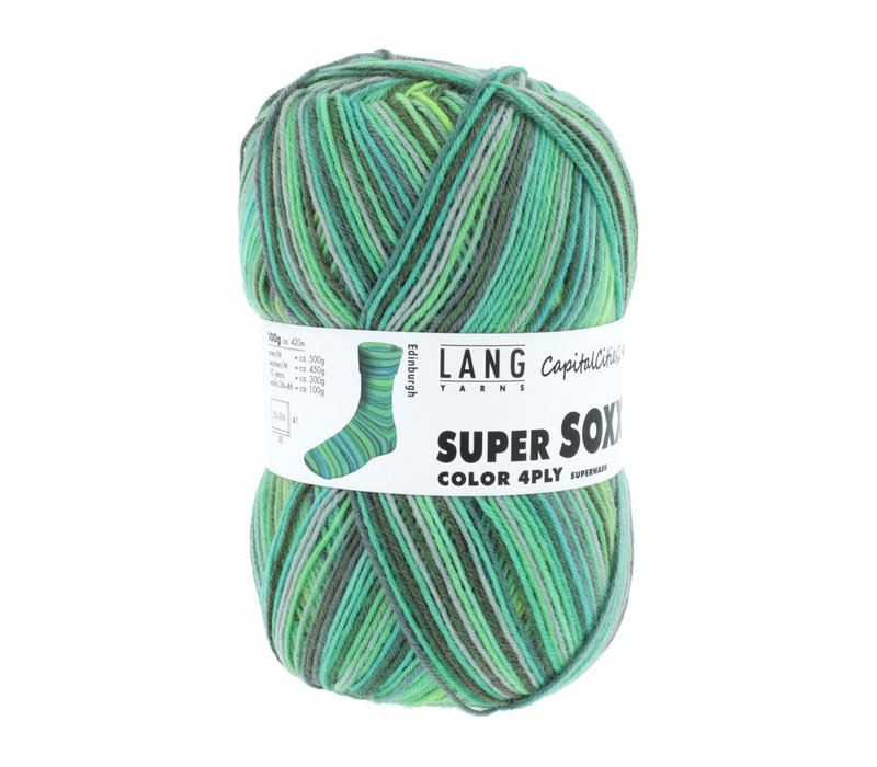 Lang Yarns Super Soxx 4-ply - 381 - Groen