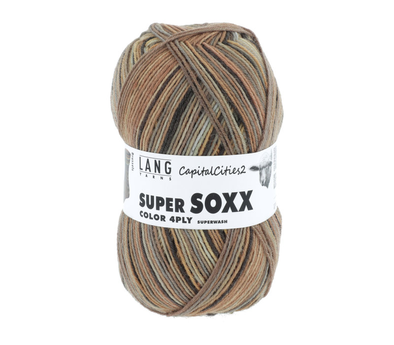 Lang Yarns Super Soxx 4-ply - 383 - Bruin