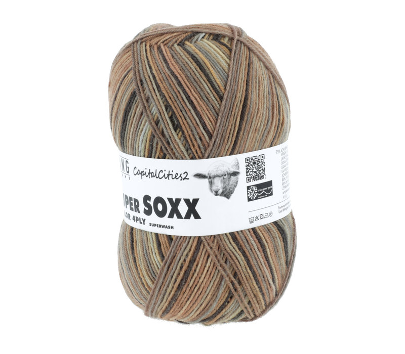 Lang Yarns Super Soxx 4-ply - 383 - Bruin