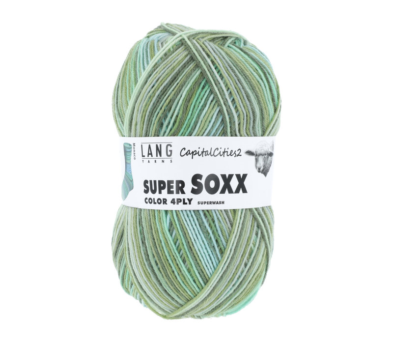 Lang Yarns Super Soxx 4-ply - 384 - Groen