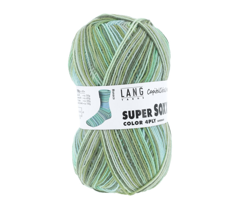 Lang Yarns Super Soxx 4-ply - 384 - Groen