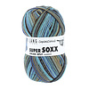 Lang Yarns Lang Yarns Super Soxx 4-ply - 385 - Blauw - Bruin