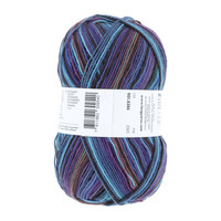 Lang Yarns Super Soxx 4-ply - 386 - Paars - Blauw