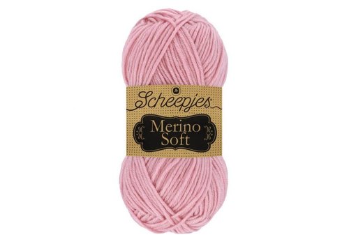 Scheepjes Scheepjes Merino soft - 650 Velázquez - 50% Superwash Merinowol, 25% microvezel en 25% acryl - Donker Rood