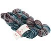 Lana Grossa Meilenweit - 1007 Dangal - 80% scheerwol merino en 20% polyamide - Blauw - Bruin