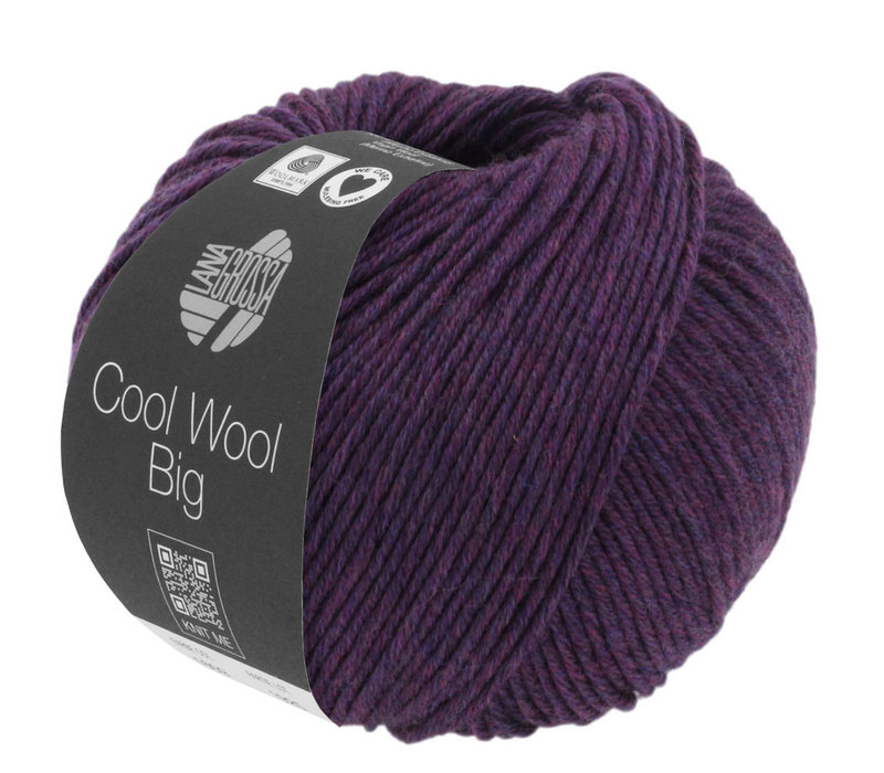 Lana Grossa Cool Wool Big Melange - 1604 - Paars