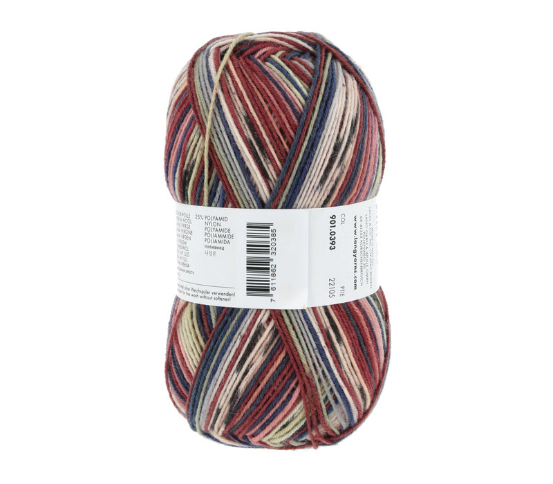 Lang Yarns Super Soxx 4-ply - 393 - Rood