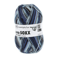 Lang Yarns Super Soxx 4-ply - 397 - Blauw