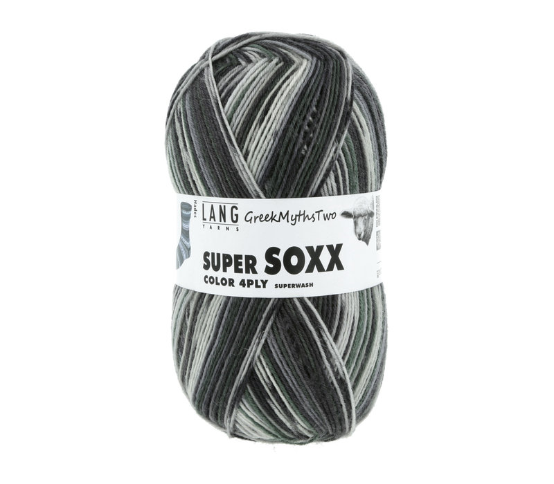 Lang Yarns Super Soxx 4-ply - 398 - Grijs