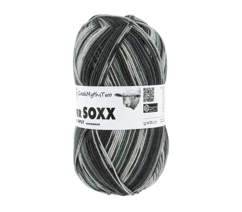 Lang Yarns Super Soxx 4-ply - 398 - Grijs