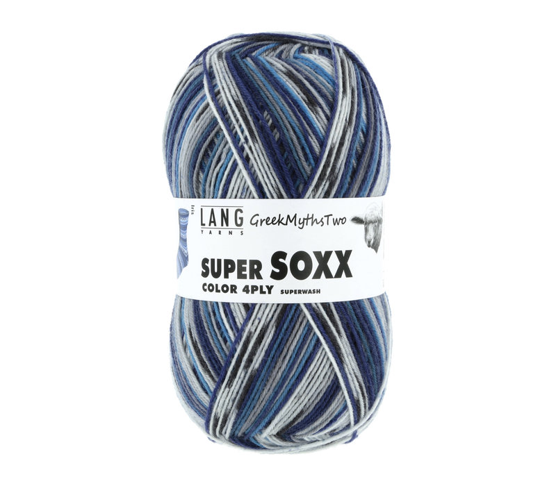 Lang Yarns Super Soxx 4-ply - 399 - Blauw