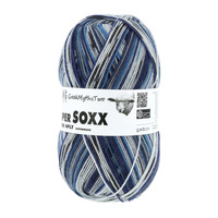 Lang Yarns Super Soxx 4-ply - 399 - Blauw