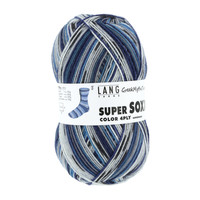 Lang Yarns Super Soxx 4-ply - 399 - Blauw