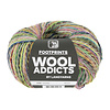 Lang Yarns Wool Addicts Footprints - 6 - 45% katoen, 42% scheerwol en 13% nylon - Groen - Geel