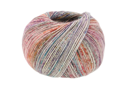 Lana Grossa Lana Grossa Ecopuno Print - 605 - 72% katoen, 17% merinowol en 11% alpaca - Rood