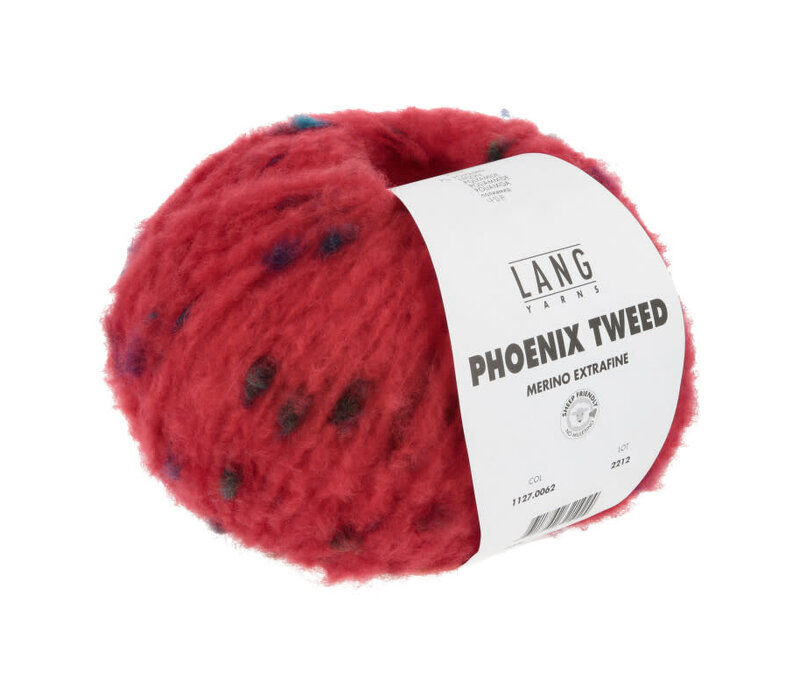 Lang Yarns Phoenix Tweed 062 Red