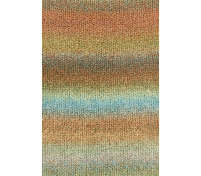 Lang Yarns Orion 02 brown/blue/green
