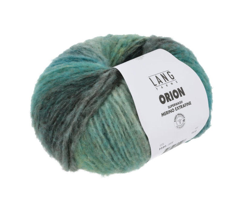 Lang Yarns Orion 08 green/olive/blue