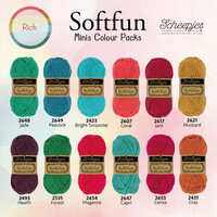 Softfun Minis Colour Pack - Rich