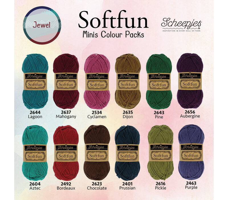 Softfun Minis Colour Pack - Jewel