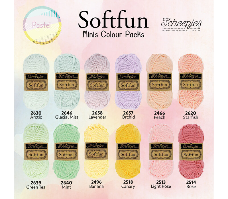 Scheepjes Softfun Minis Colour Pack - Pastel