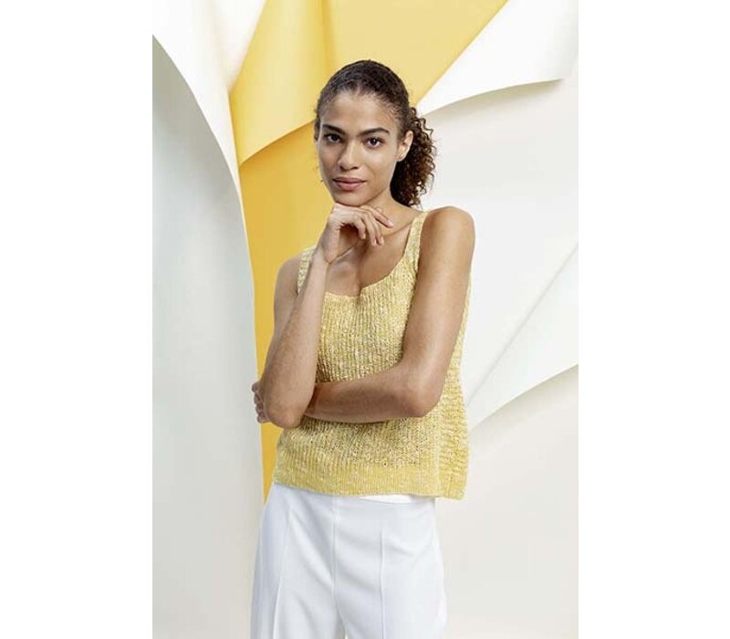Breipakket zomertop met Lang Yarns Lotus