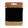 Opry Opry Boord en Manchetten elastisch 6,5cm - zwart