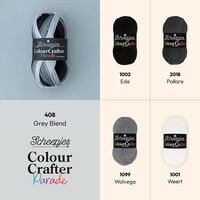 Scheepjes Colour Crafter Parade - 408  Grey Blend