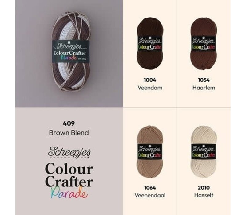 Scheepjes Colour Crafter Parade - 409 Brown Blend