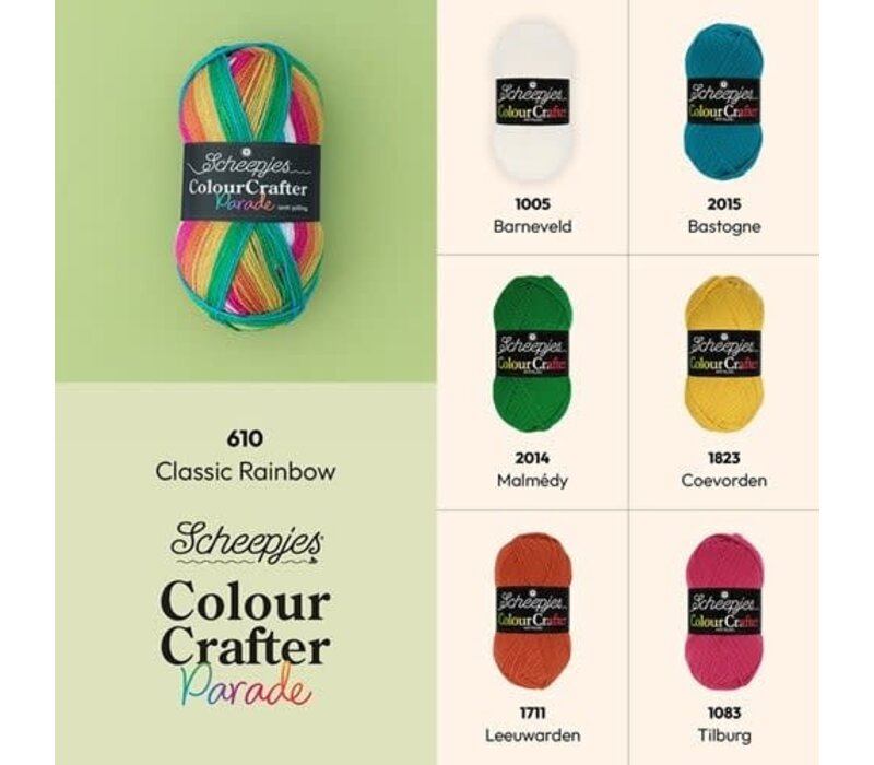 Scheepjes Colour Crafter Parade - 610 Classic Rainbow