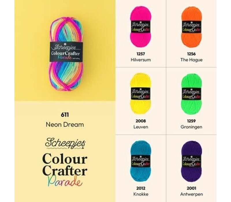 Scheepjes Colour Crafter Parade - 611 Neon Dream