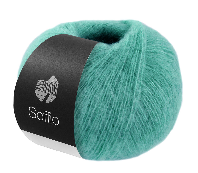 Lana Grossa Soffio - 023 aqua blauw