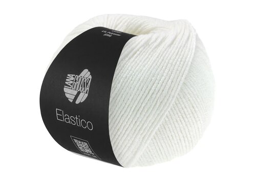 Lana Grossa Lana Grossa Elastico 001 - wit