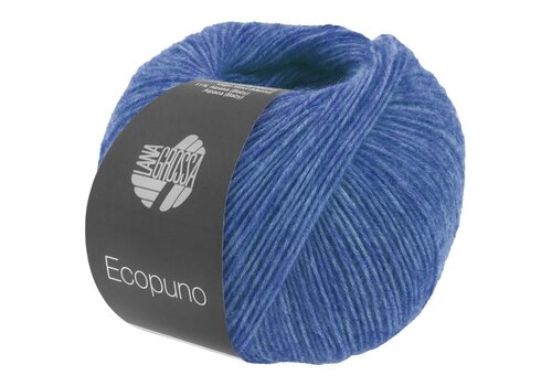 Lana Grossa Lana Grossa Ecopuno - 213 Gentiaanblauw