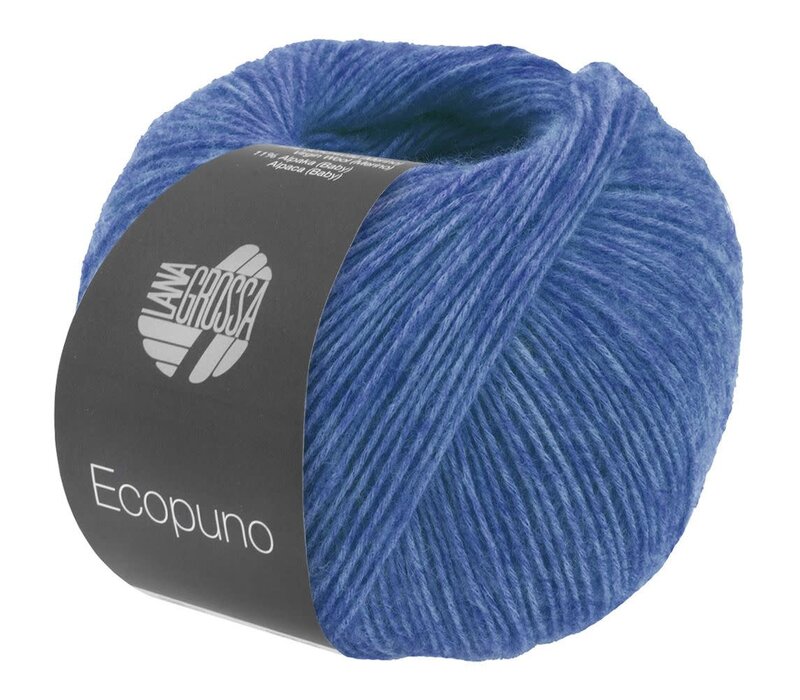 Lana Grossa Ecopuno - 213 Gentiaanblauw