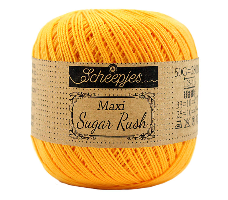 Scheepjes Maxi Sugar Rush 208 Yellow Gold