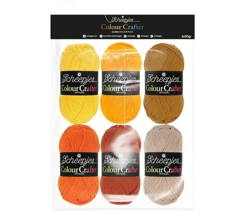 Scheepjes Colour Crafter colour pack - Clogs