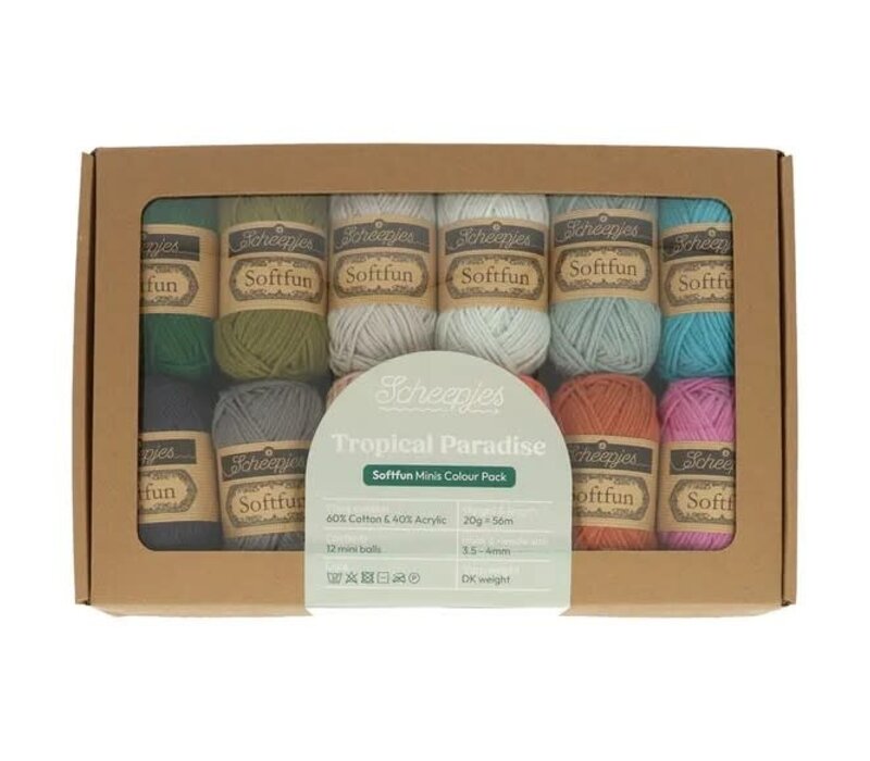Softfun Minis Colour Pack Tropical Paradise