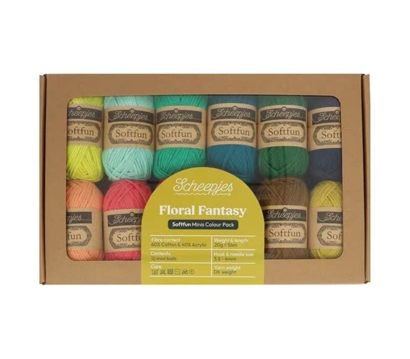 Softfun Minis Colour Pack Floral Fantasy