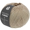 Lana Grossa Cool Wool 4 Socks - 7728 Grijsbeige