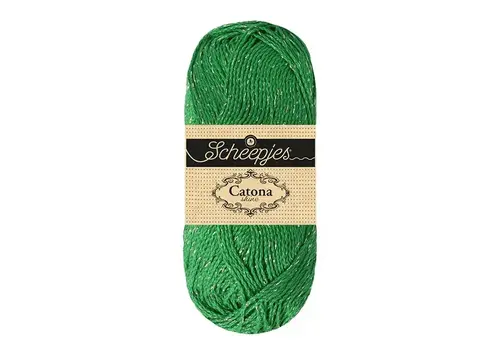 Scheepjes Catona Shine 515-S Emerald-Silver