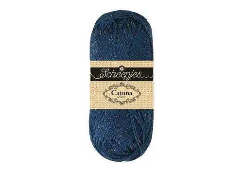 Scheepjes Catona Shine 527-R Midnight-Rainbow