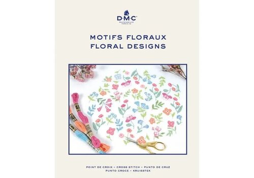 DMC Borduurboek kruissteek bloemen DMC Borduurboek kruissteek bloemen