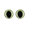 Kattenogen Glitter groen - 18mm