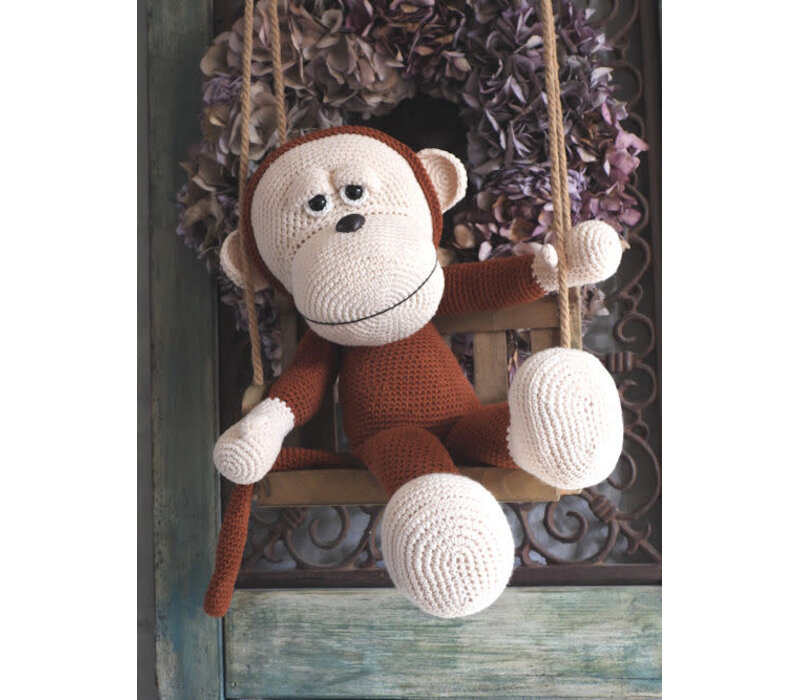 XXL Funny Monkey Rusty (zitttend of staand)