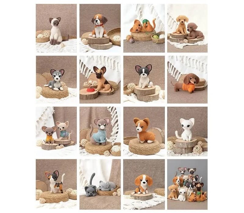 Amigurumi Honden en Katten