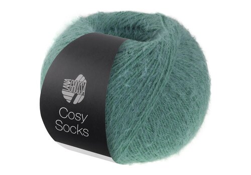 Lana Grossa Cosy Socks 6 - Saliegroen