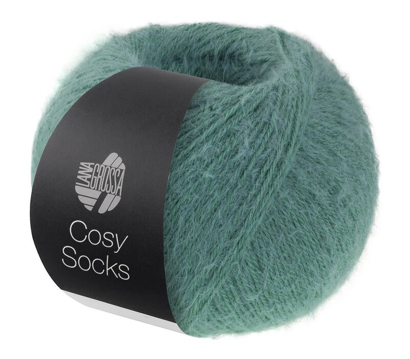Cosy Socks 6 - Saliegroen