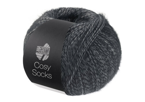 Lana Grossa Cosy Socks 7 - Donkergrijs