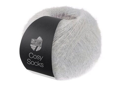 Lana Grossa Cosy Socks 8 - Lichtgrijs